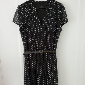Knee Length Polka Dot Dress